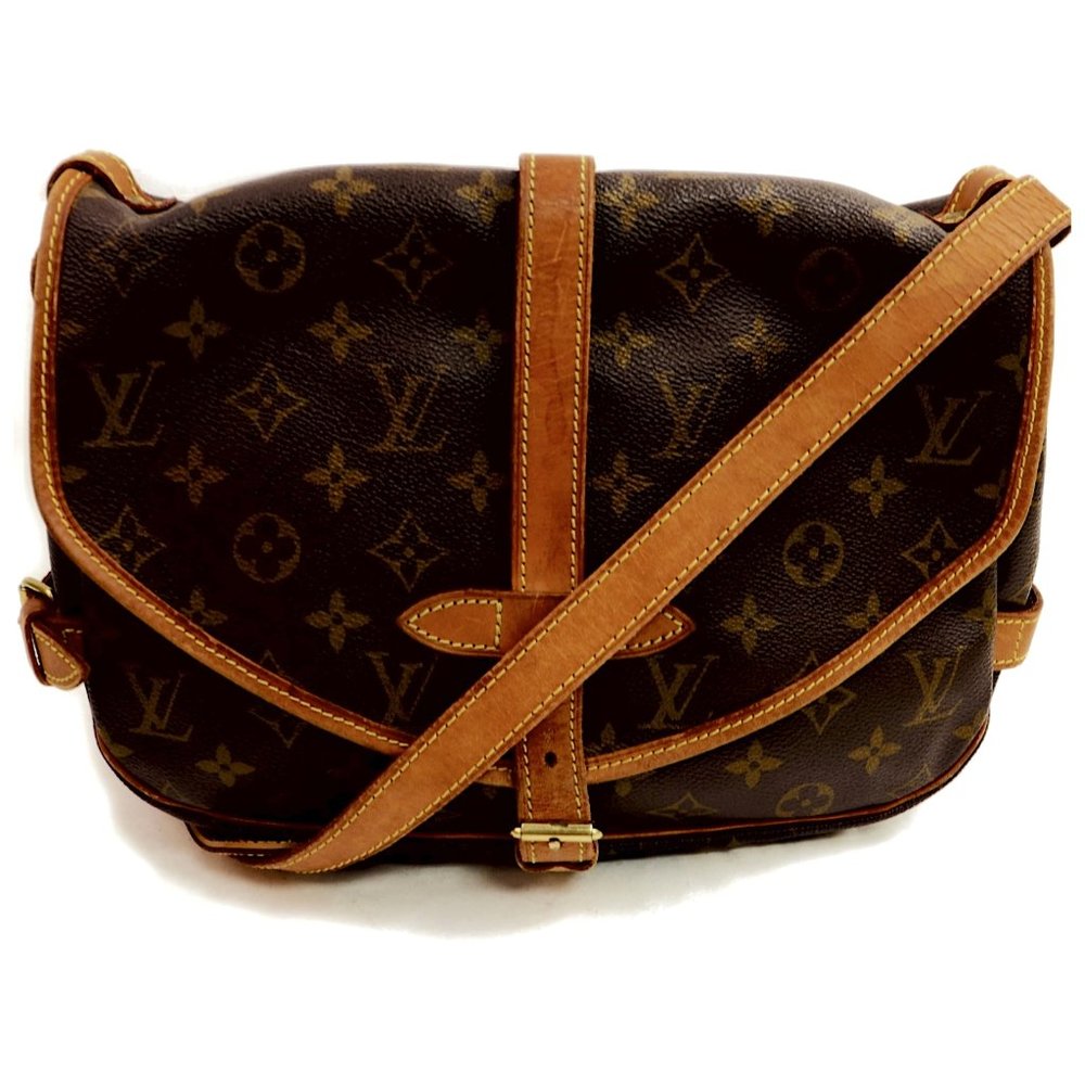 Louis Vuitton Brown Monogram Messenger Bag with Tan Trim - Picture 2 of 8